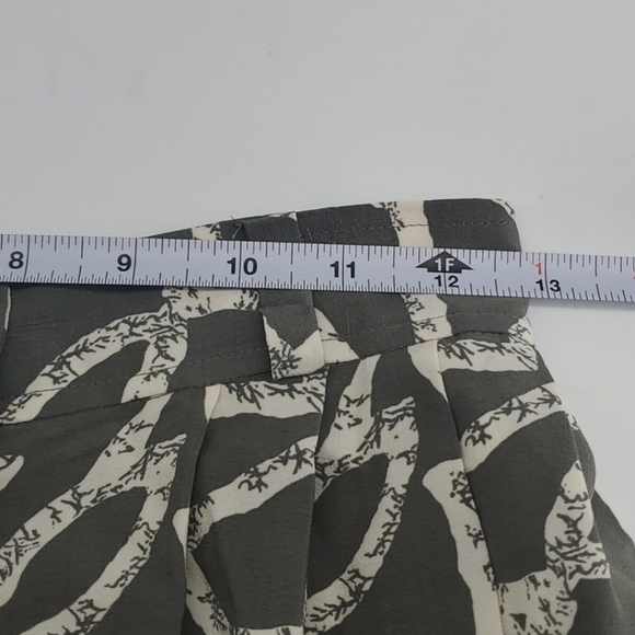 Vintage Shorts Set CHAR 100% Silk 2-Piece Button-front Drawstring Size 8 - Picture 14 of 16
